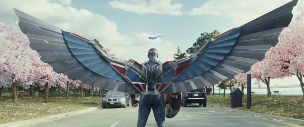Anthony Mackie as Captain America in "Brave New World."