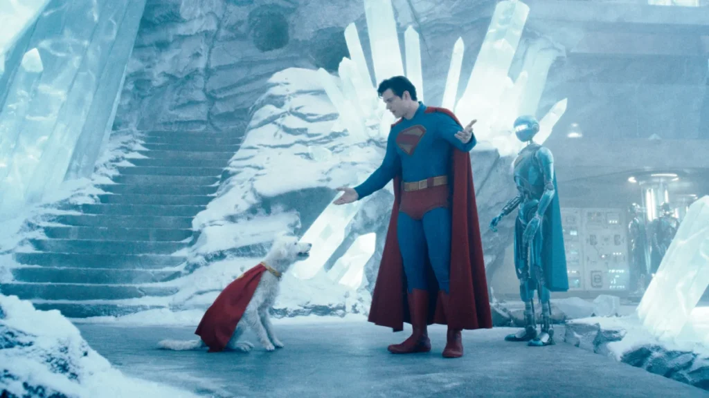DAVID CORENSWET as Superman in Warner Bros. Pictures’ “SUPERMAN,”
