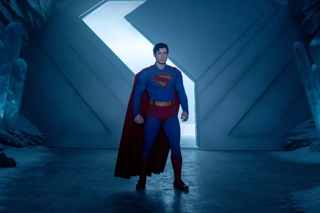 DAVID CORENSWET as Superman in DC Studios’ and Warner Bros. Pictures’ “SUPERMAN,” a Warner Bros. Pictures release.